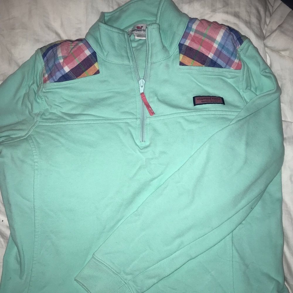 Vineyard Vines Teal Shep Shirt size small